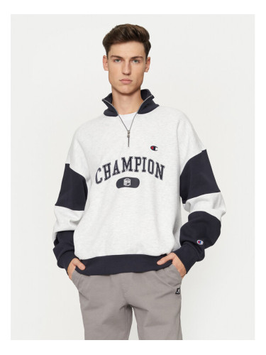 Champion Суитшърт 220435 Сив Regular Fit