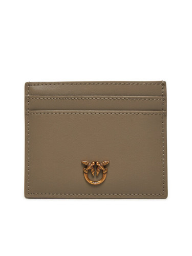 Pinko Калъф за кредитни карти Card Holder Simply AI 24-25 PCPL 103762 A0F1 Бежов