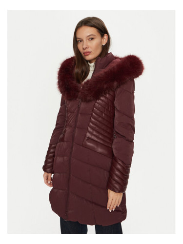 Guess Зимно палто New Oxana W4BL61 WGLZ0 Бордо Regular Fit