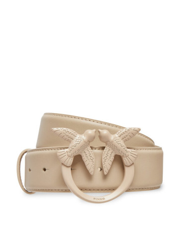 Pinko Дамски колан Love Berry H4 Belt AI 24-25 PLT01 100120 A1K2 Бежов