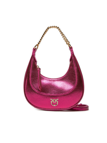 PINKO Дамска чанта Brioche Hobo Mini AI 24-25 PLTT 101433 A204 Розов