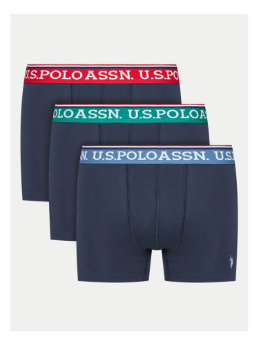 U.S. Polo Assn. Комплект 3 чифта боксерки MUP4078 Тъмносин