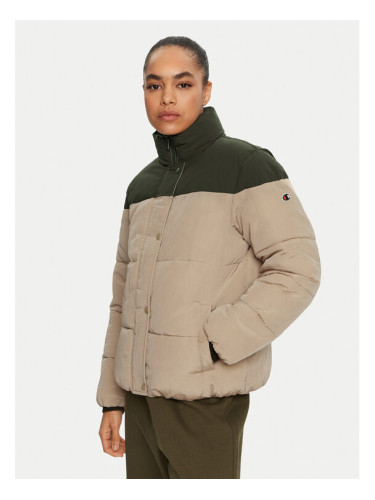 Champion Зимно яке 117574 Бежов Custom Fit