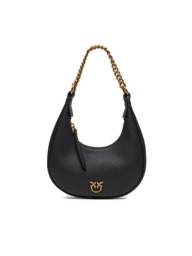 PINKO Дамска чанта Brioche Hobo Mini AI 24-25 PLTT 101433 A29Q Черен