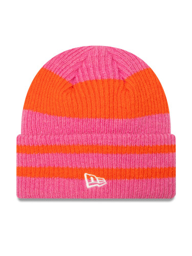 Шапка New Era Stripe Cuff Knit Beanie 60580763 Розов