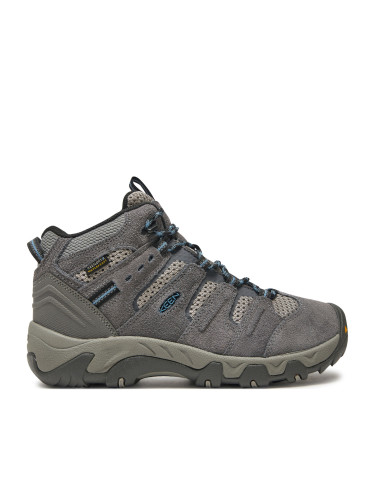 Туристически Keen Headout Mid Wp Steel 1028307 Сив