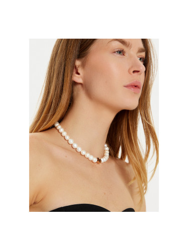 Колие Tory Burch Kira Pearl Necklace 157964 Златист