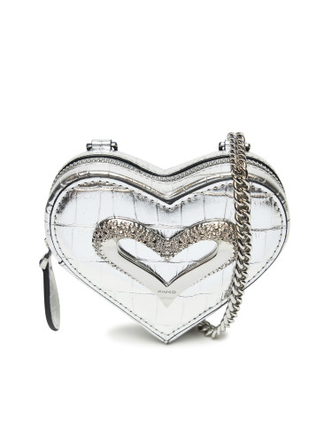 Портмоне PINKO Heart Pills Holder . AI 24-25 PCPL 103835 A1W5 Сребрист