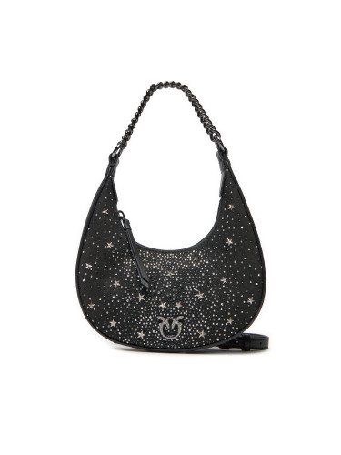 Дамска чанта PINKO Brioche Hobo Mini AI 24-25 PLTT 101433 A20F Черен