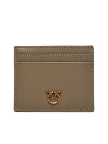 Калъф за кредитни карти Pinko Card Holder Simply AI 24-25 PCPL 103762 A0F1 Бежов