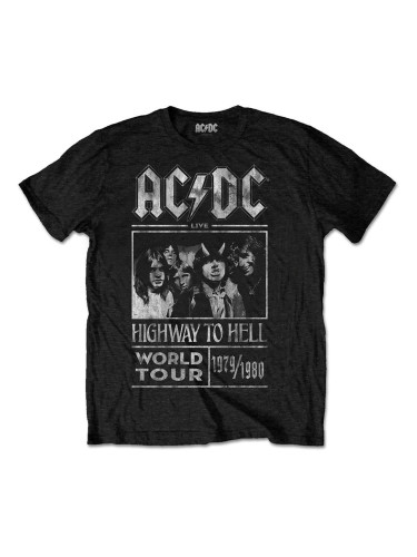 AC/DC Риза Highway to Hell World Tour 1979/1980 Unisex Black S