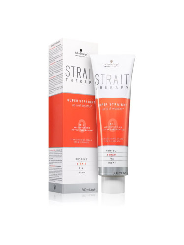 Schwarzkopf Professional STRAIT Therapy Super Straight крем за изправяне на косата 0 Very Curly Hair 300 мл.