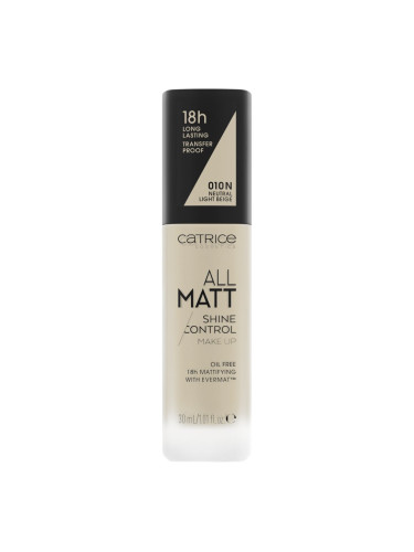 CATRICE All Matt Shine Control Фон дьо тен флуид  30ml