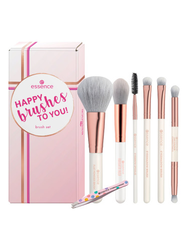 КОМПЛЕКТ ESSENCE Четки Happy Brushes To You! Комплект дамски  