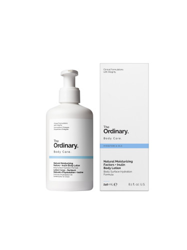 THE ORDINARY Natural Moisturizer Factors + Inulin Body Lotion Лосион за тяло унисекс 240ml