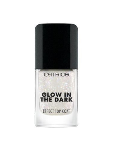 Catrice Glow In The Dark Effect Top Coat Топ лак  10,5ml