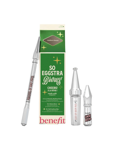 КОМПЛЕКТ BENEFIT COSMETICS Noggy Or Nice - Brow Pencil, Brow Wax & Brow Gel Christmas Beauty Set Комплект дамски  