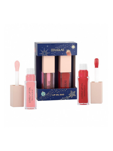 КОМПЛЕКТ Douglas Christmas 2024 Lovely Lip Oil Duo Продукт за устни дамски  