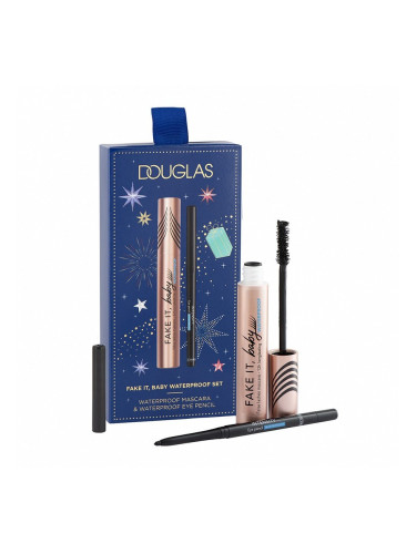 КОМПЛЕКТ Douglas Makeup Fake it, Baby Mascara Waterproof Set Спирала дамски  