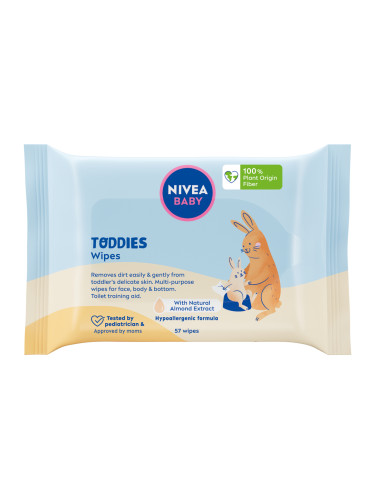 NIVEA Baby Кърпички Toddies Почистващи кърпички унисекс  