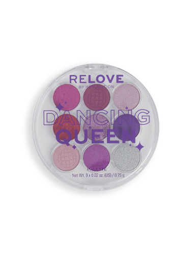 RELOVE By Revolution Dancing Queen Eyeshadow Palette Сенки палитра  0,75gr