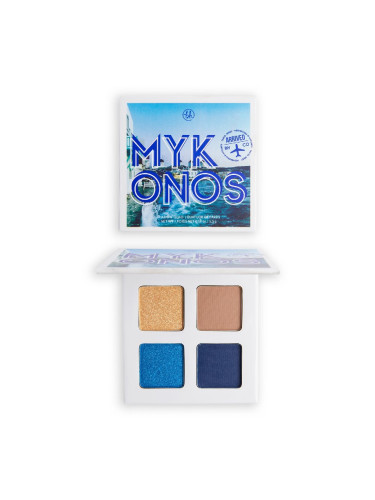 BH COSMETICS Mesmerizing In Mykonos Shadow Quad Сенки палитра  5,5gr