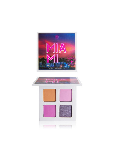 BH COSMETICS Miami  Shadow Quad Сенки палитра  5,5gr