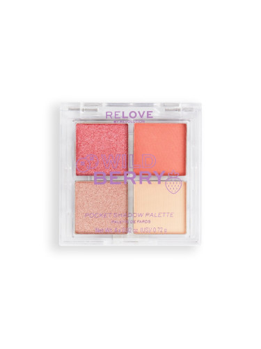 RELOVE By Revolution  Relove Pocket Size Eyeshadow Palette Wild Dream  Сенки палитра  2,88gr