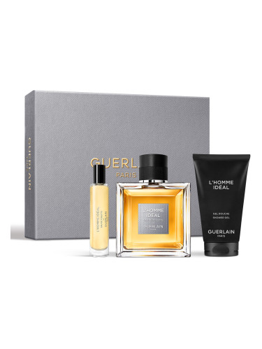 КОМПЛЕКТ GUERLAIN L'homme Idéal  Eau De Toilette Gift Set Тоалетна вода (EDT) мъжки 100ml