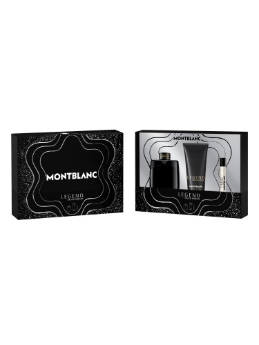 КОМПЛЕКТ MONTBLANC Legend Men Eau De Parfum Travel Spray Shower Gel Set Eau de Parfum мъжки 100ml