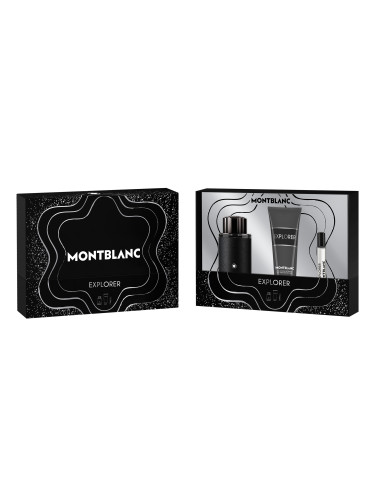 КОМПЛЕКТ MONTBLANC Explorer Eau De Parfum Travel Spray Shower Gel Set Eau de Parfum мъжки 100ml