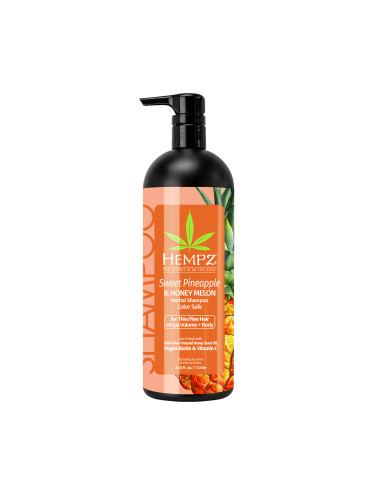 HEMPZ Sweet Pineapple Honey Melon Herbal Shampoo Шампоан за коса унисекс 1000ml