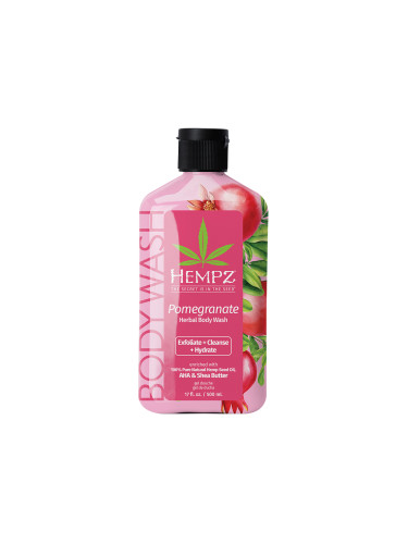 HEMPZ Pomegranate Herbal Body Wash Душ гел унисекс 500ml