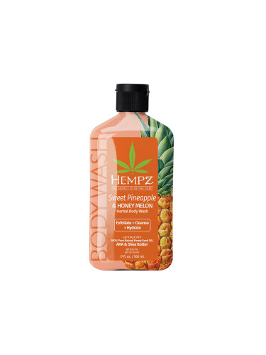 HEMPZ Sweet Pineapple Honey Melon Herbal Body Wash Душ гел унисекс 500ml