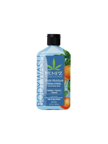 HEMPZ Triple Moisture Herbal Body Wash Душ гел унисекс 500ml