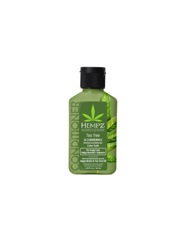 HEMPZ Mini Tea Tree Chamomile Herbal Conditioner Балсам за коса унисекс 66ml