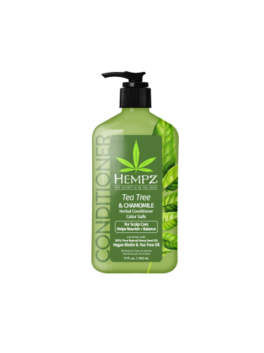 HEMPZ Tea Tree Chamomile Herbal Conditioner Балсам за коса унисекс 500ml