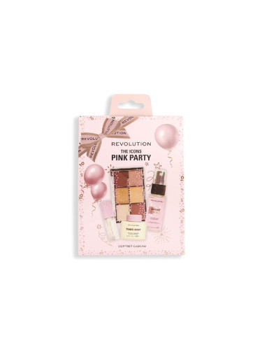 КОМПЛЕКТ MAKEUP REVOLUTION The Icons Minis Pink Party Set Комплект дамски  