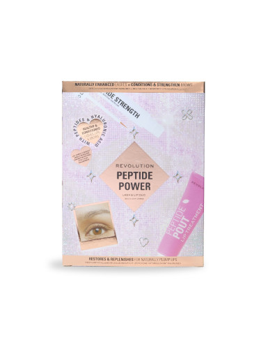 КОМПЛЕКТ REVOLUTION Peptide Power Lash And Lip Duo Gift Set Комплект дамски  