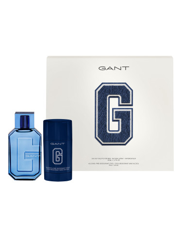 КОМПЛЕКТ GANT Eau De Toilette + Deo Stick Тоалетна вода (EDT) мъжки 50ml