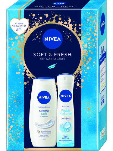 КОМПЛЕКТ NIVEA Personal Care Soft & Fresh Душ гел дамски 250ml