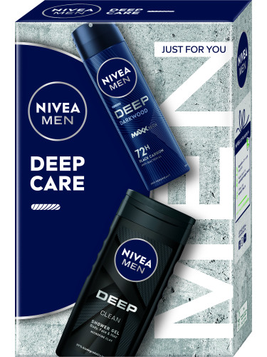 КОМПЛЕКТ NIVEA Men Deep Care Део спрей мъжки 250ml