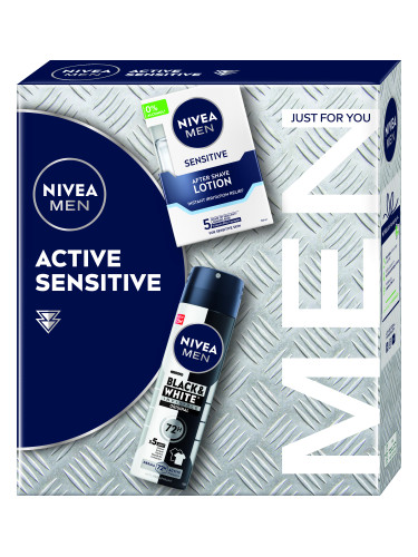 КОМПЛЕКТ NIVEA Men Active Sensitive Део спрей мъжки 150ml