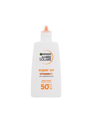 Garnier Ambre Solaire Super UV Vitamin C SPF50+ Слънцезащитен продукт за лице 40 ml увредена кутия