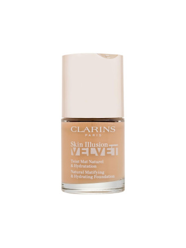 Clarins Skin Illusion Velvet Фон дьо тен за жени 30 ml Нюанс 110N