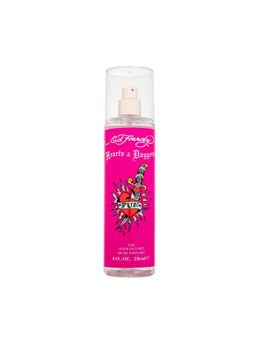 Christian Audigier Ed Hardy Hearts & Daggers Спрей за тяло за жени 236 ml