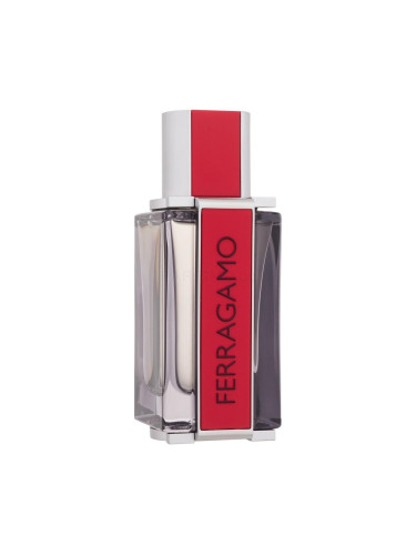 Ferragamo Ferragamo Red Leather Eau de Parfum за мъже 50 ml увредена кутия