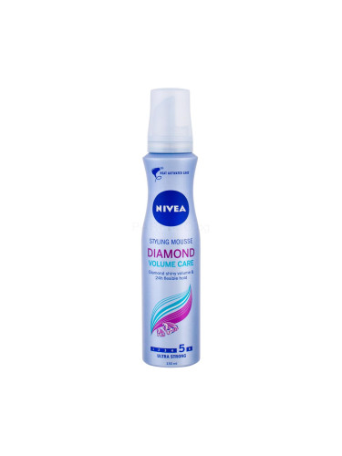 Nivea Diamond Volume Care Втвърдител за коса за жени 150 ml увреден флакон