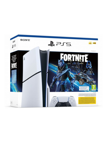 Конзола Конзола PlayStation 5 (Slim) - Fortnite Cobalt Star Bundle