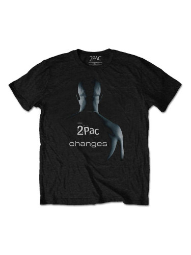 2Pac Риза Changes Unisex Black M